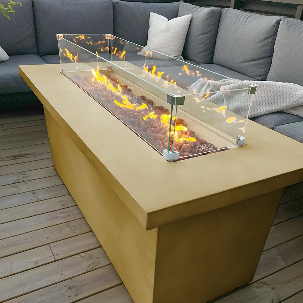 Arctic A-702 gassdrevet peisbord, ANTIQUE BEIGE