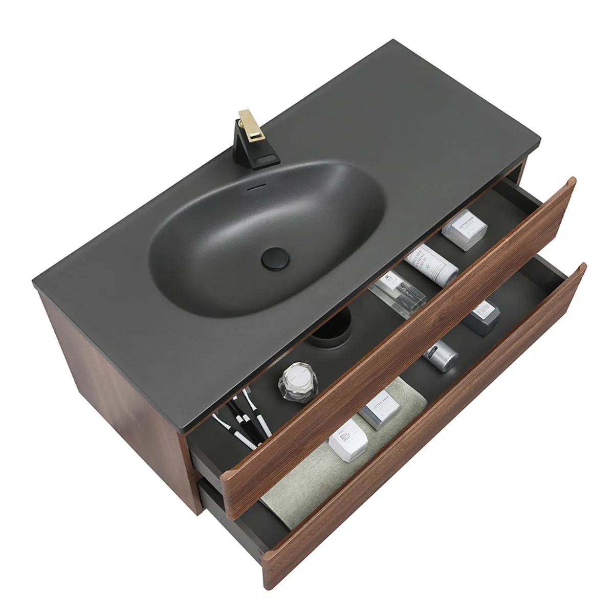 Badnor Maiken 120cm servantskap m/SORT servant