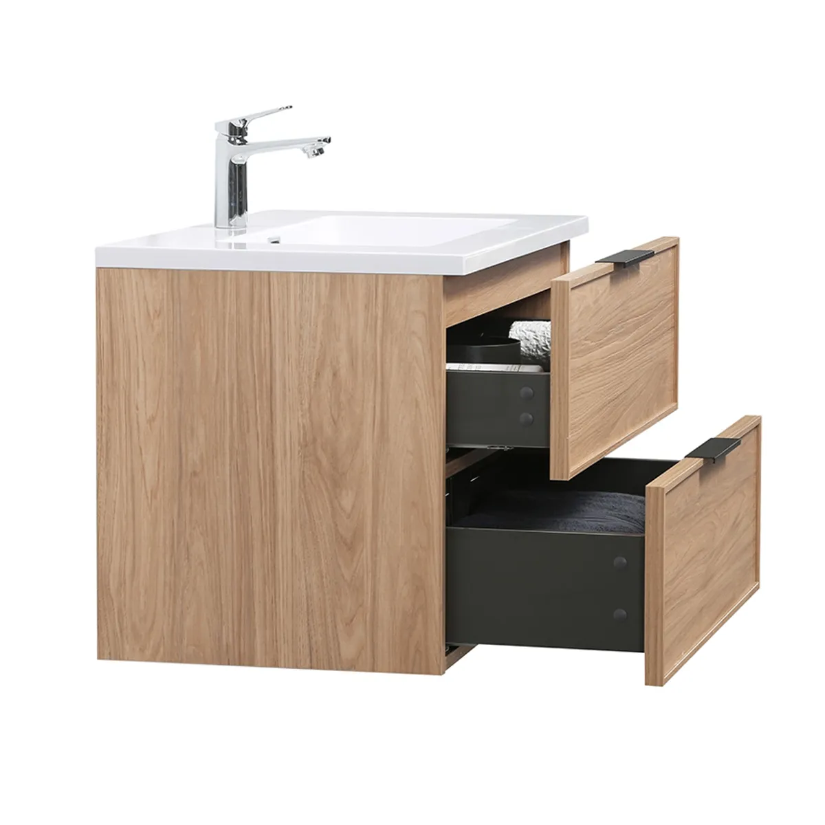 Badnor Melissa 60cm mbl.pk (97130) Leon speilskap m/lys