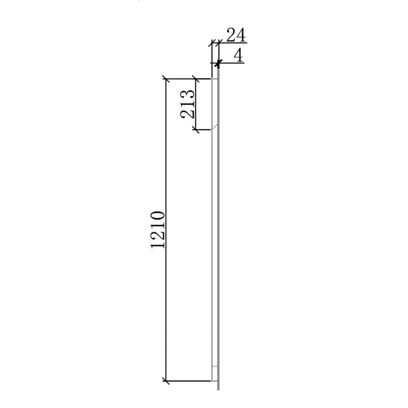 Badnor Mette 120cm enkel mbl.lpk (50005) Sissel speil