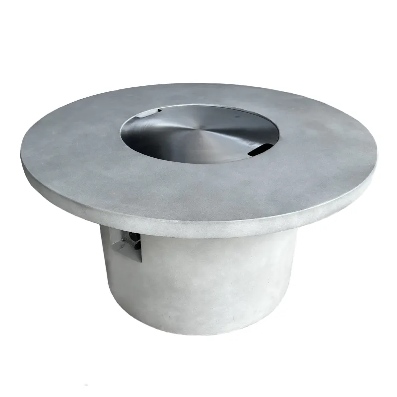 Arctic A-804, Ø122cm gassdrevet peisbord, GRANITE