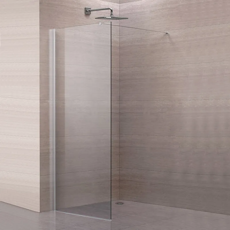 Pyxis fastfelt Walk-in hjørne 120cm - krom