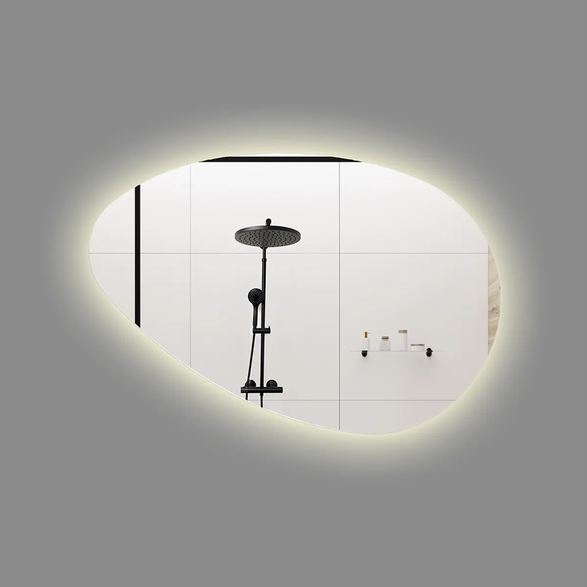 Badnor Melissa 75cm mbl.pk (97240) Lucy speil m/lys