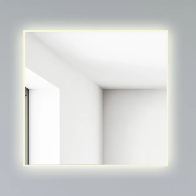 Hovedbilde Badnor Lotte baderomsspeil (80x75cm) med LED-belysning