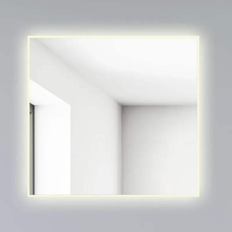 Badnor Lotte baderomsspeil (80x75cm) med LED-belysning