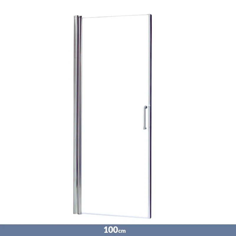 Imber dusjdør rett 100cm, krom