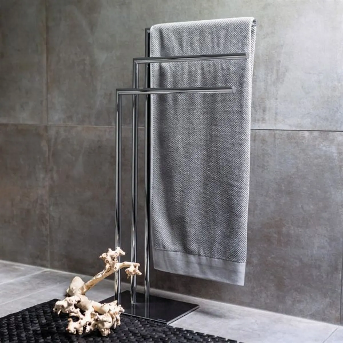 Sealskin Tube Håndklestativ 3-armet - KROM