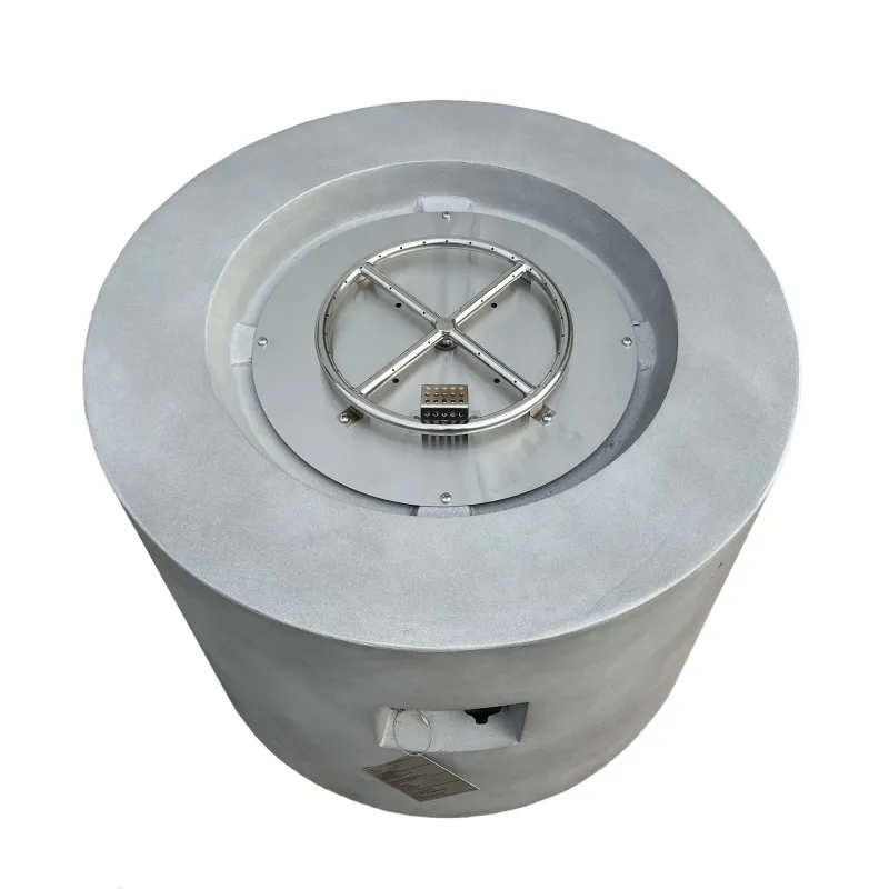 Arctic A-804, Ø122cm gassdrevet peisbord, GRANITE