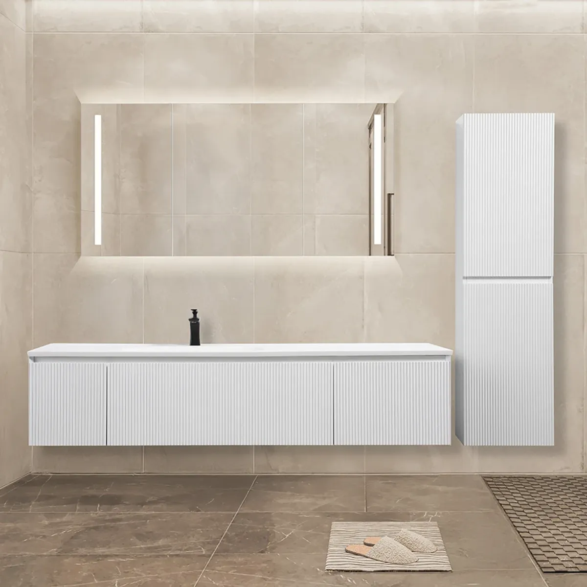 Badnor Merethe 165+40cm møbelpk. (7311) Lilly speilskap