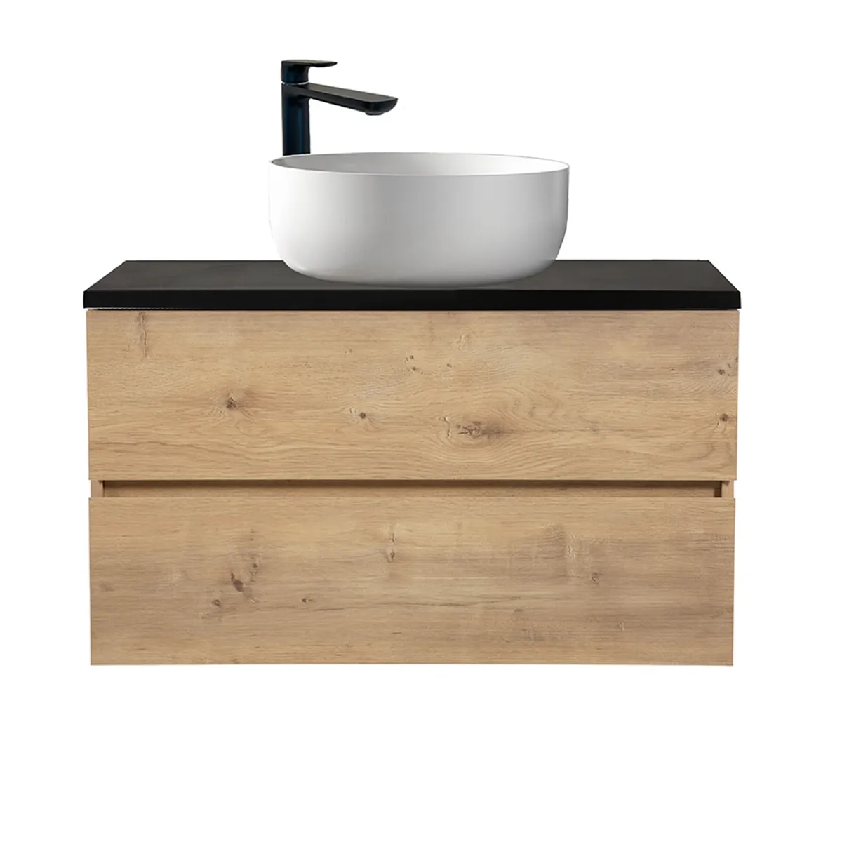 Badnor Mikala 90cm servantskap m/SORT benkeplate