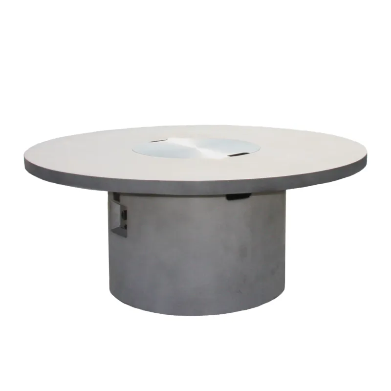 Arctic A-804, Ø150cm gassdrevet peisbord, GRANITE