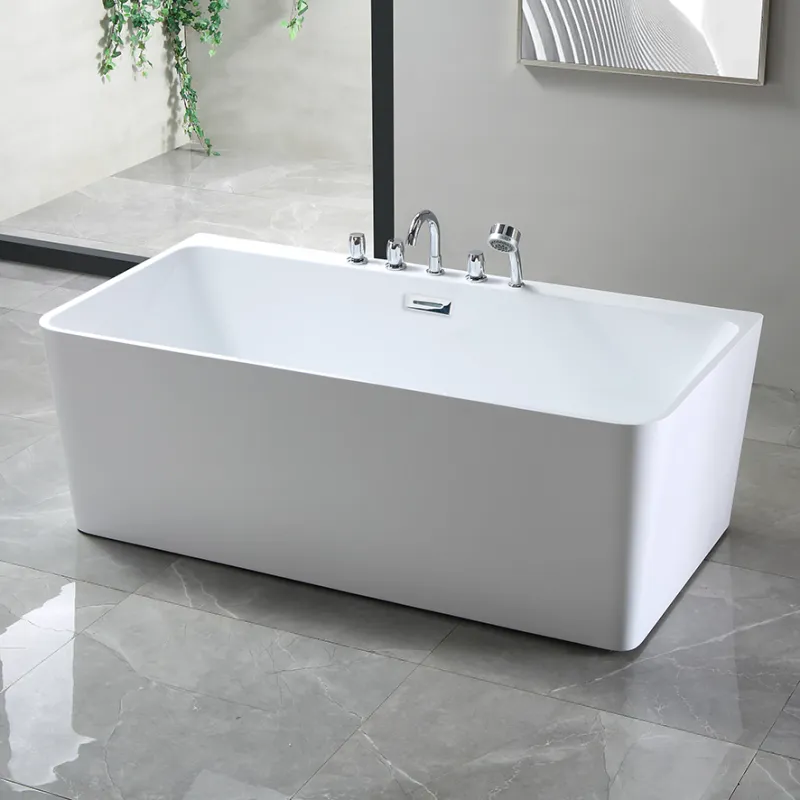 Badnor Elena designbadekar m/ innb. blandebatt. 159cm
