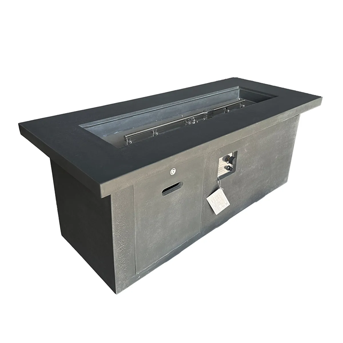 Arctic A-702 gassdrevet peisbord, CONCRETE GREY