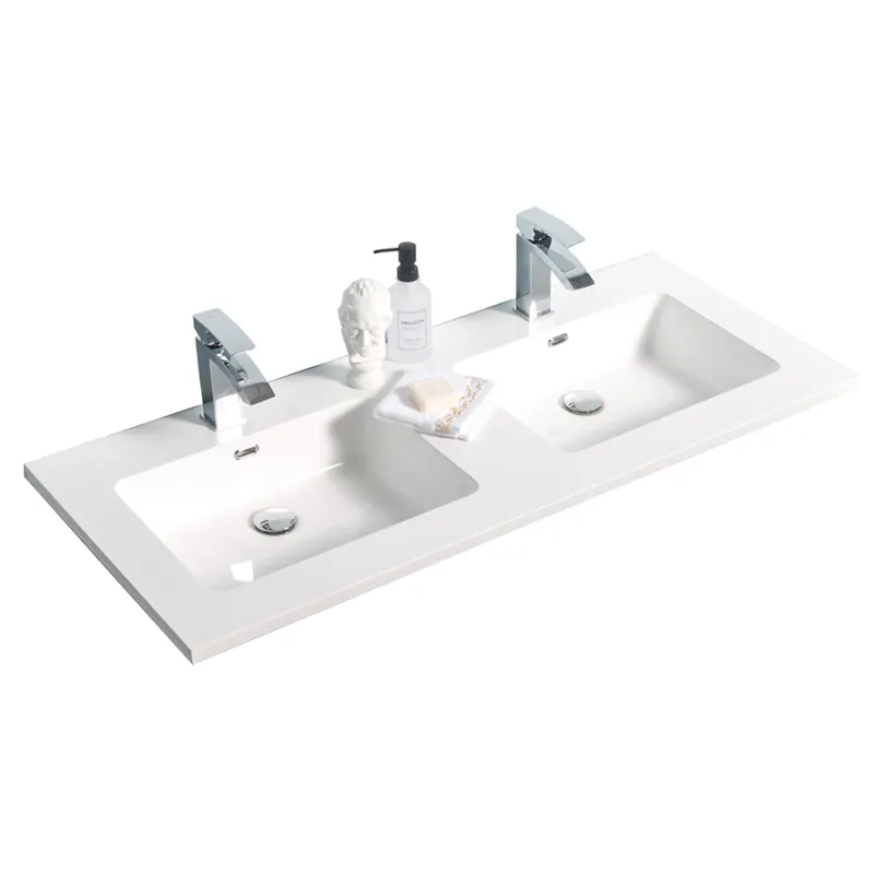Badnor 120cm dobbel HVIT servant