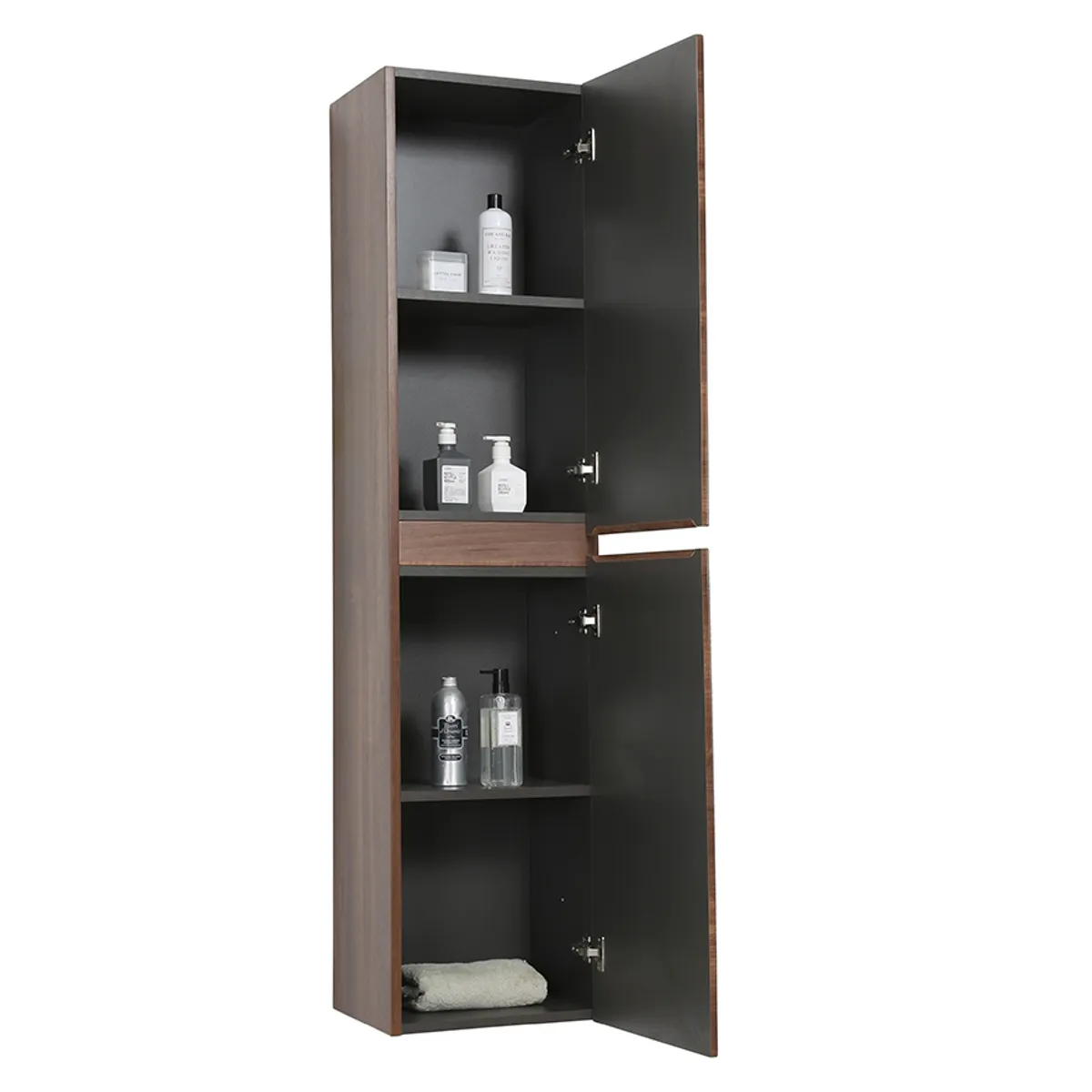 Badnor Maiken 100+40cm mbl.pk (9519) Leon speilskap m/lys