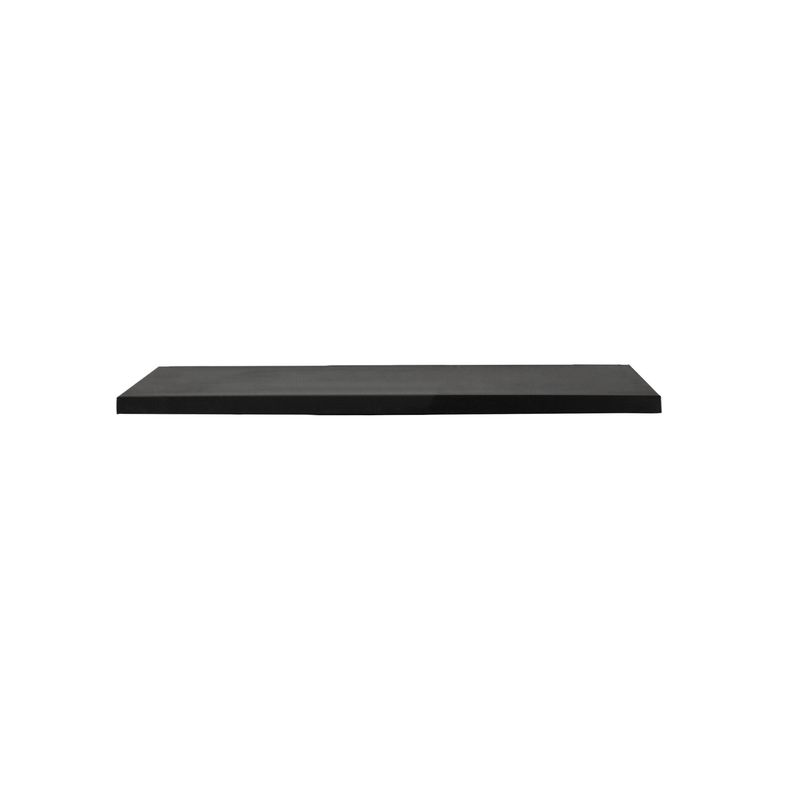 Badnor Benkeplate 75cm, MATT SORT