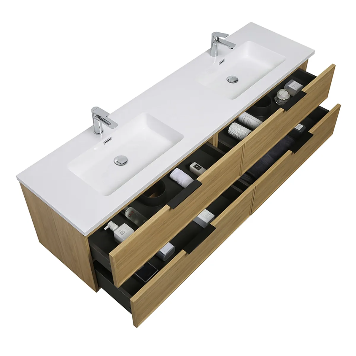 Badnor Melissa 180+40cm mbl.pk (97731) Sandy speil m/lys