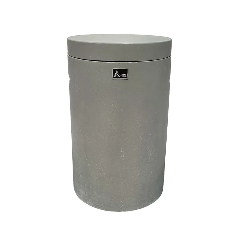 Arctic gasscover, rundt for 10/ 11kg flaske, CONCRETE GREY
