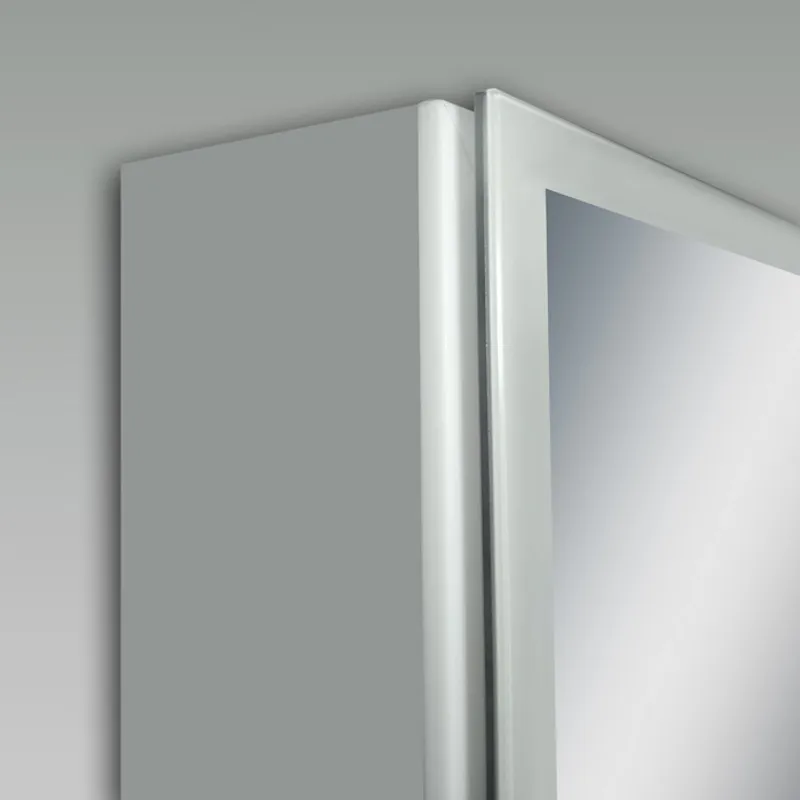Badnor Maiken 120+40cm mbl.pk (9616) Linnie speilskap m/lys