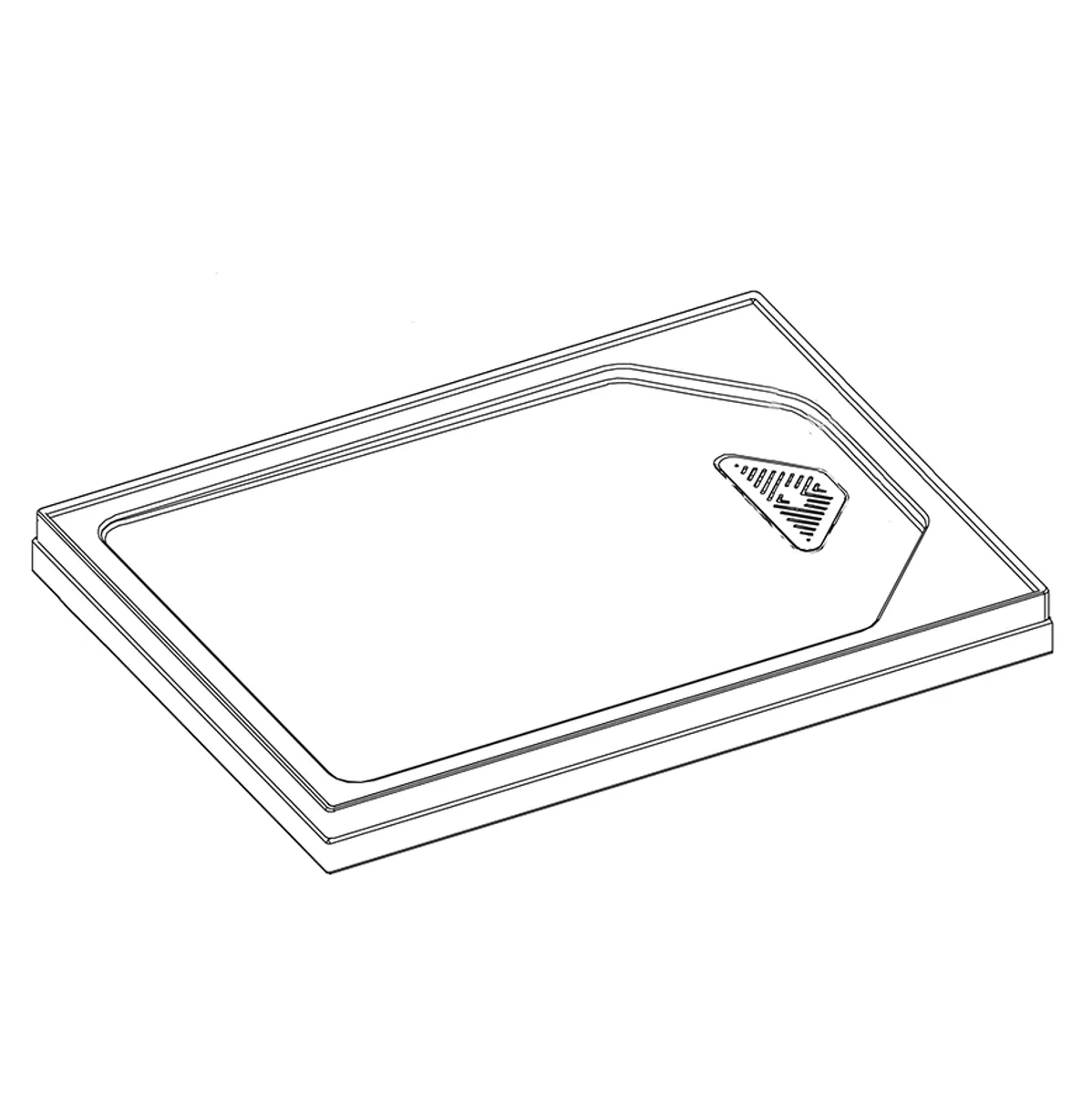 Badnor Nordica White lux 8-1 dusjkabinett 100x80cm - DUSJKAR / BUNN