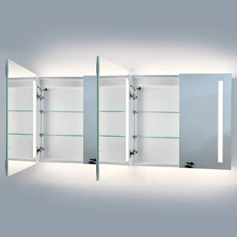 Badnor Marikken 150cm mbl.pk. (2411) Lilly speilskap