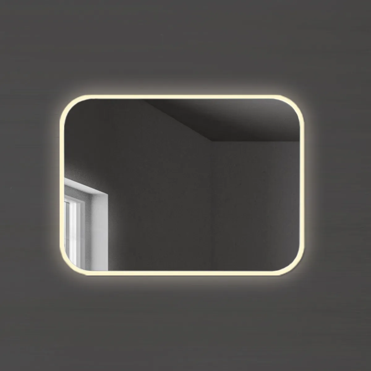 Badnor Linnea baderomsspeil (60x80cm) med LED-belysning 