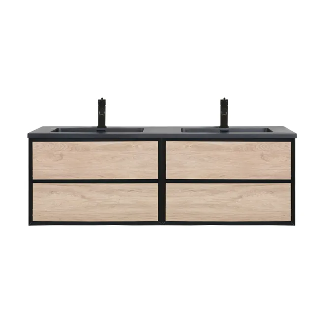 Hovedbilde Badnor Martine 150+40cm møbelpk (6518) Saga speil med lys