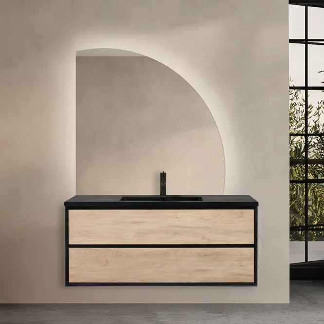 Hovedbilde Badnor Martine 120cm enkel servant (6407) Sara speil
