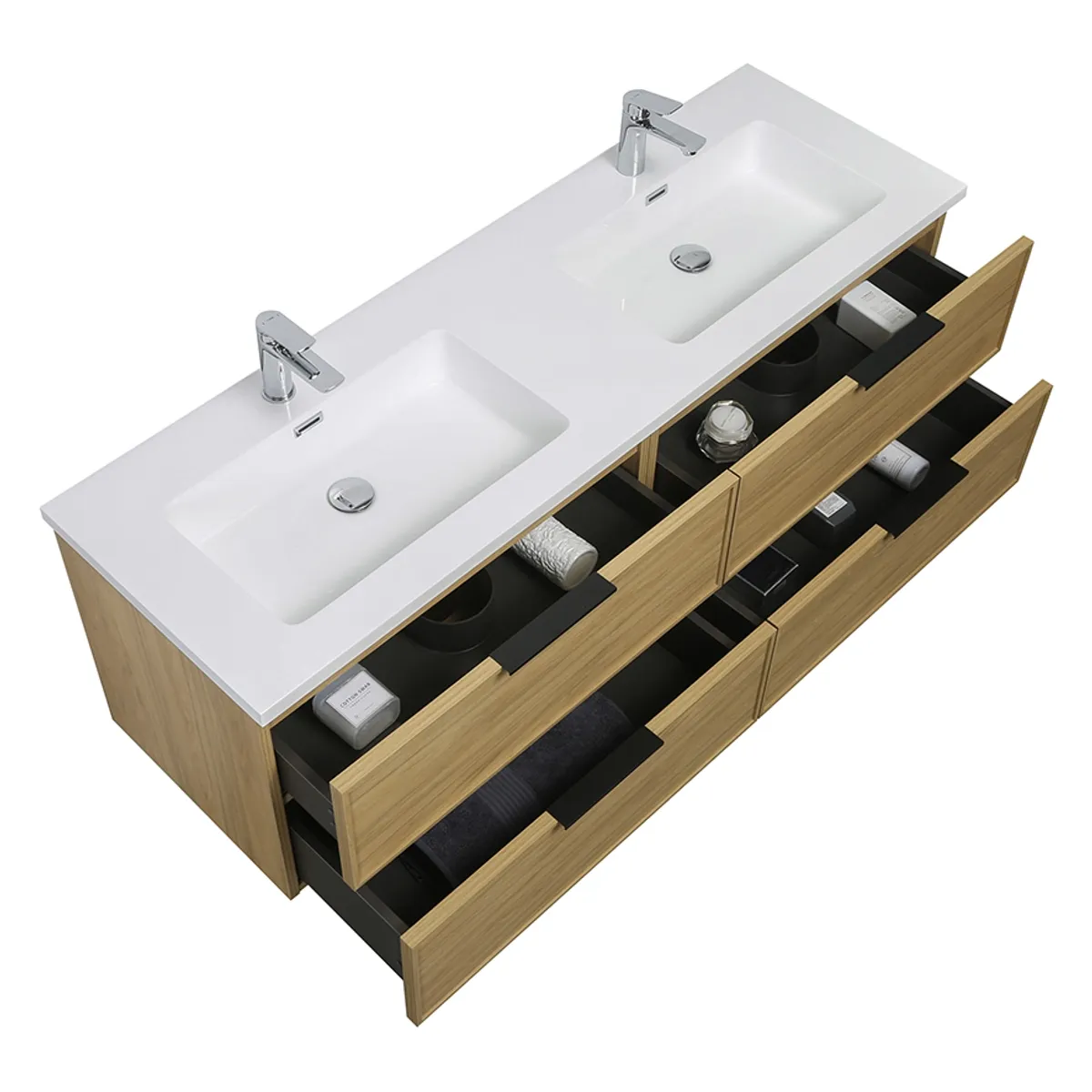 Badnor Melissa 150cm mbl.pk (97630) Sandy speil m/lys