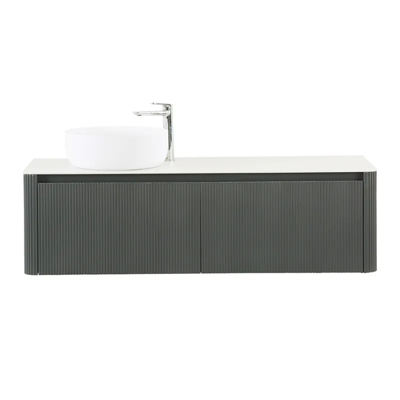Badnor Mabelle 140cm servantskap m/silkestein topplate (VENSTRE) 