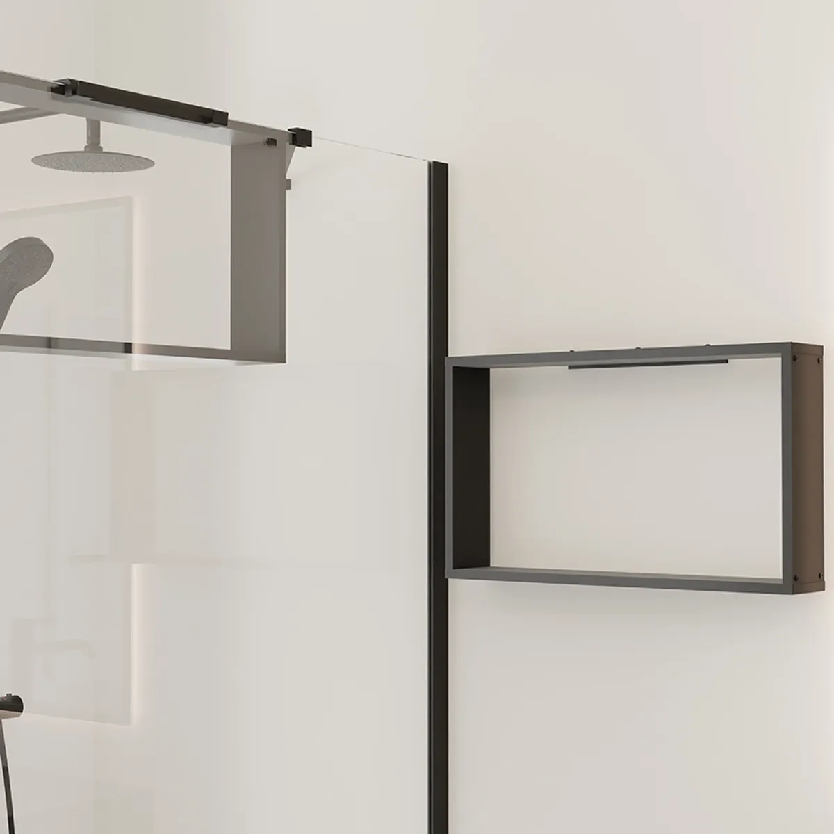 Badnor Luna Base - frame 600 (600x350x10mm) - MATT SORT aluminium