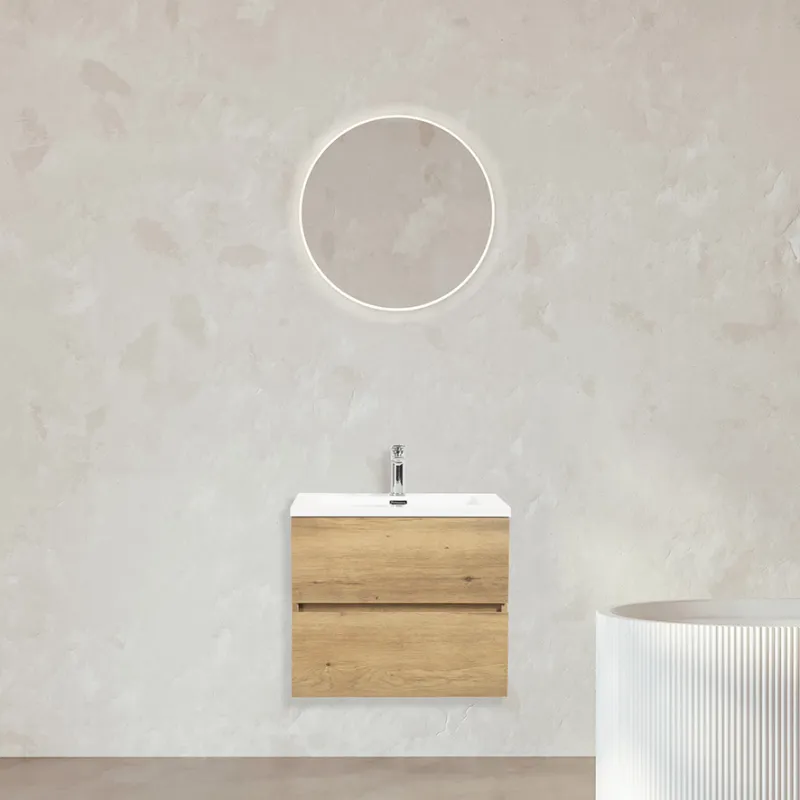 Badnor Mikala 60cm mbl.pk (8101) Lissie rundt speil