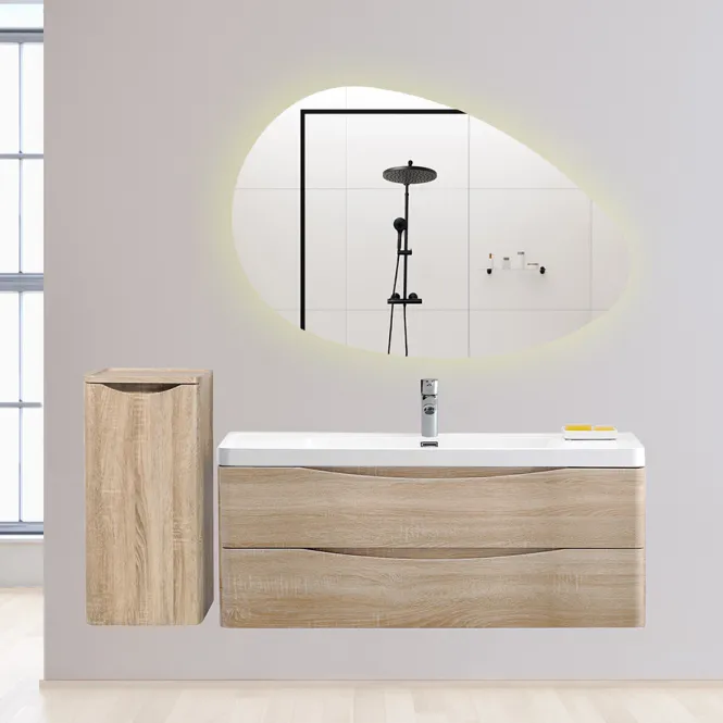 Hovedbilde Badnor Mette 120cm enkel +35cm mbl.lpk (50014) Lucy speil