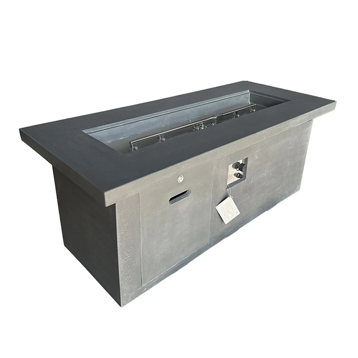Arctic A-702 gassdrevet peisbord, CONCRETE GREY