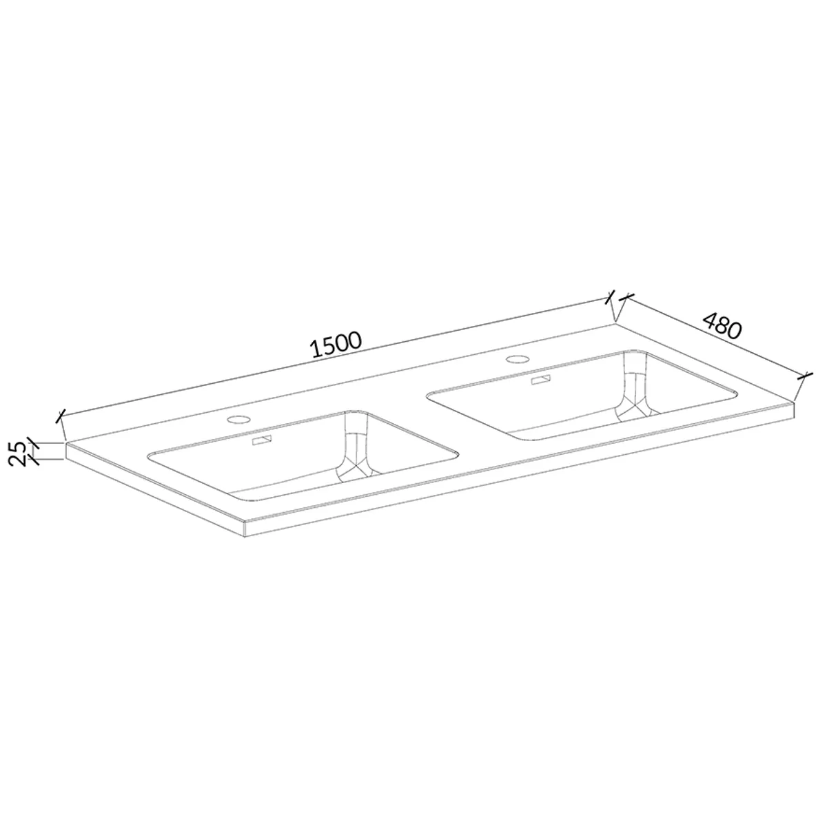 Badnor Melissa 150cm mbl.pk (98650) Leah speilskap m/lys