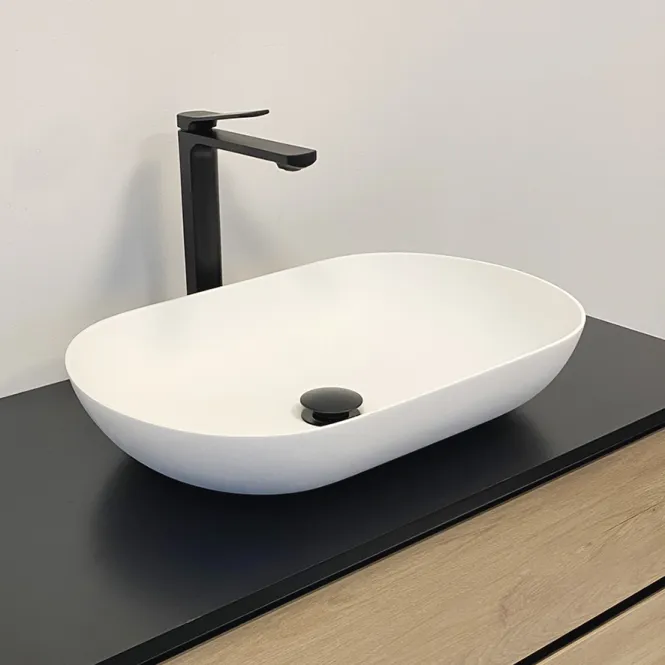Hovedbilde Badnor Melodina designservant, matt hvit