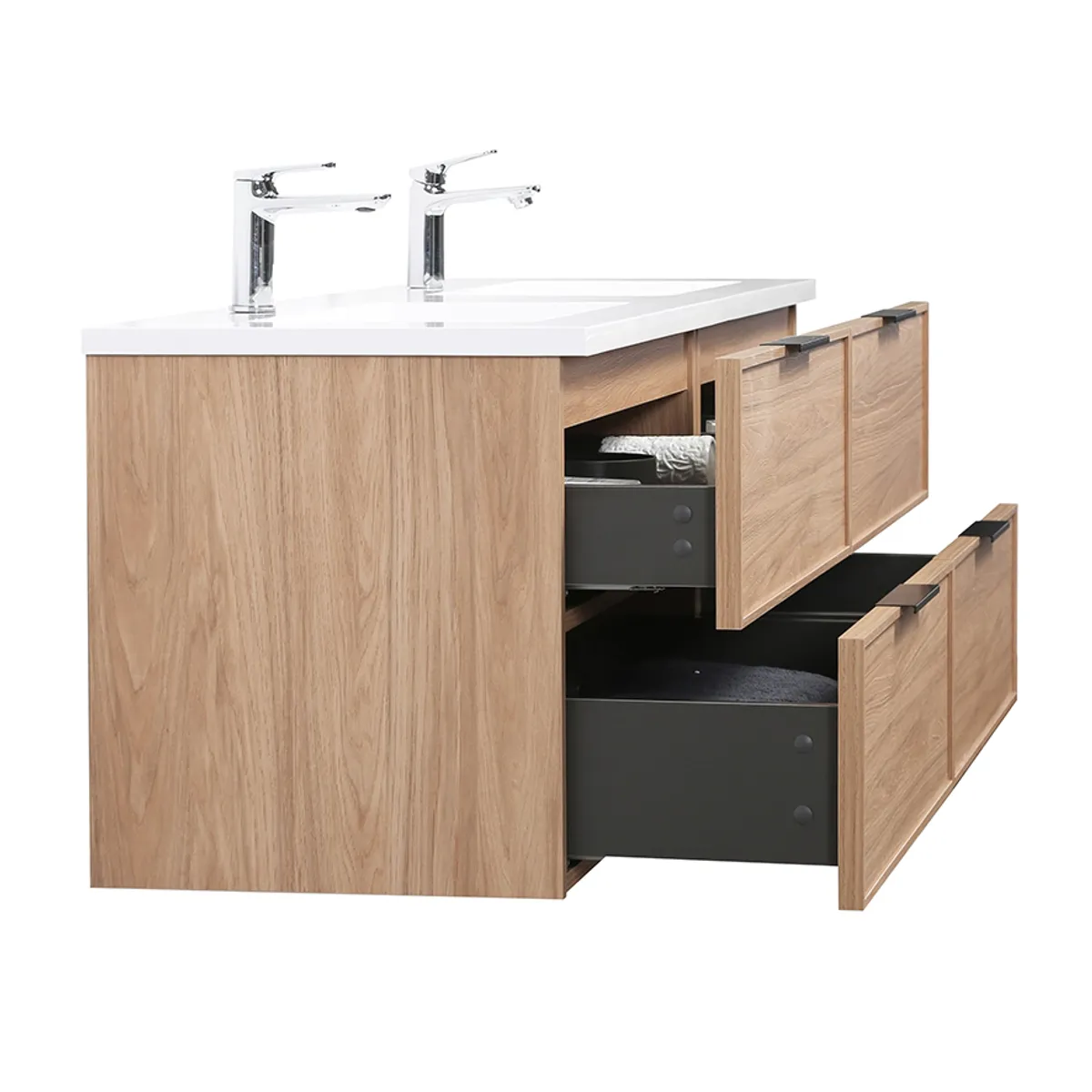 Badnor Melissa 180+40cm mbl.pk (97741) Sienna speil m/lys