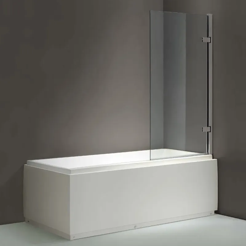 Badnor Sterling Straight badekarvegg 85x150cm (8mm glass)