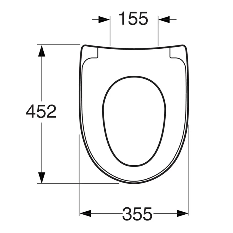 Gustavsberg Nautic hardplastsete m/ soft-close og quick release 